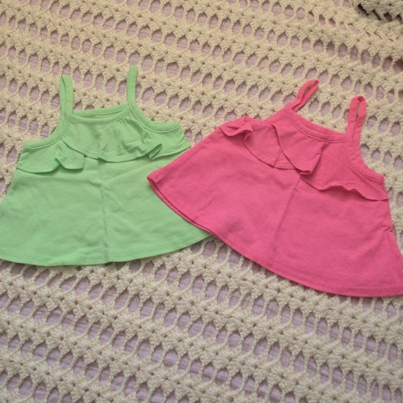 Okie Dokie Ruffle Tank Tops - Picture 2 of 8